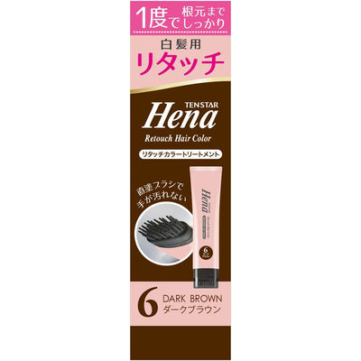 三宝 テンスターヘナ リタッチカラートリートメント ダークブラウン65G 4901646146311 1個(65G)（直送品）