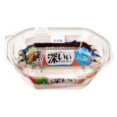 東洋アルミエコープロダクツ 抗菌深いぃおべんとうカップ深型オーバル４色３８枚入 4901987218692 1個(38枚)（直送品）
