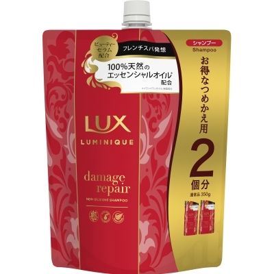 ユニリーバ ラックス ルミニーク ダメージリペア シャンプー 詰替え 4902111765709 1個(700G)（直送品）
