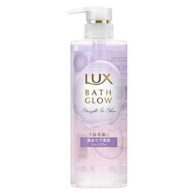 ユニリーバ ラックス　バスグロウ　ストレートアンドシャイン　シャンプー　ポンプ 4902111777238 1個(490G)（直送品）
