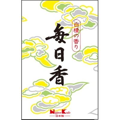 日本香堂 毎日香短中把 4902125102019 1個(10本)（直送品）