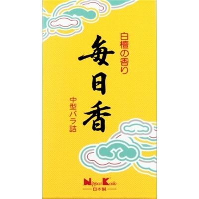 日本香堂 毎日香中型バラ 4902125108028 1個(150G)（直送品）