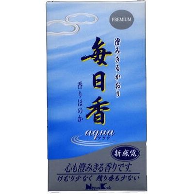 日本香堂 プレミアム毎日香 アクア・バラ詰 4902125150010 1個（直送品）