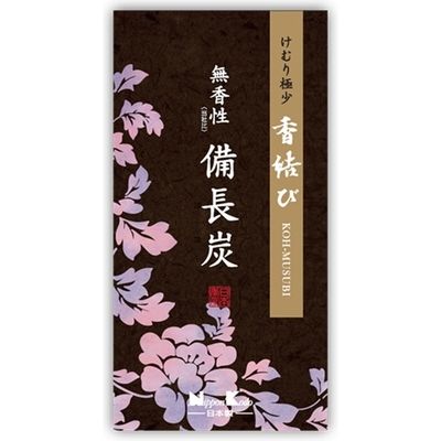 日本香堂 香結び 無香性備長炭 バラ詰 4902125269019 1個(110G)（直送品）
