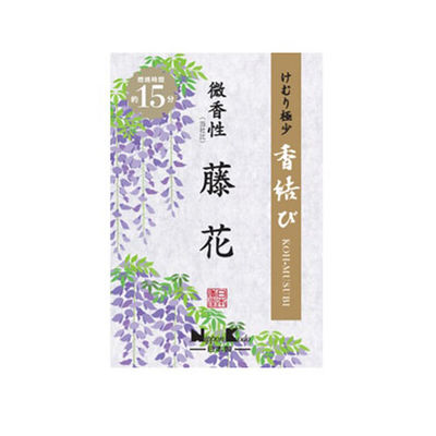 日本香堂 香結び 微香性藤花 ミニ 4902125269040 1個(60G)（直送品）