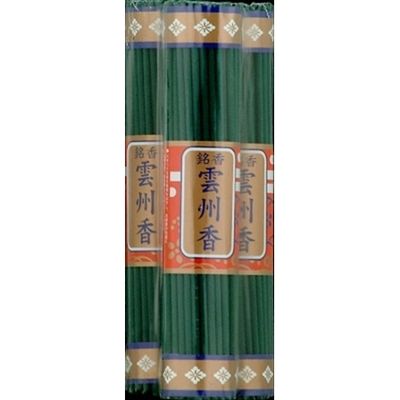 日本香堂 銘香雲州香 短寸 4902125630994 1パック(3個入)（直送品）