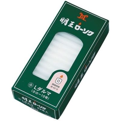 マルエス 明王ローソク Lダルマ 4902741100093 1個(225G)（直送品）