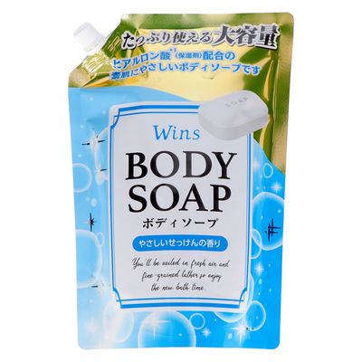 日本合成洗剤 ウインズボディソープせっけん大容量詰替900g 4904112831032 1個(900G)（直送品）