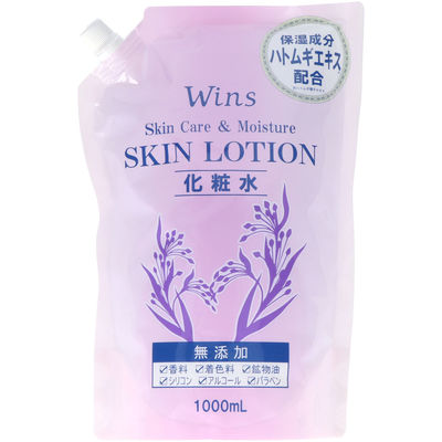 日本合成洗剤 ウインズハトムギエキス化粧水大容量詰替１０００ｍｌ 4904112831292 1個(1000ML)（直送品）