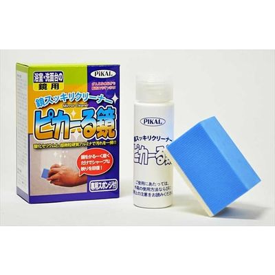 日本磨料工業 ピカーる鏡 専用スポンジ付 60g 4904178243206 1個(60G)（直送品）