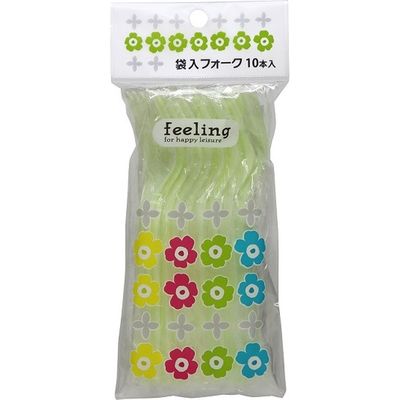 大和物産 フィーリング 袋入フォーク 4904681651796 1個(10本)（直送品）