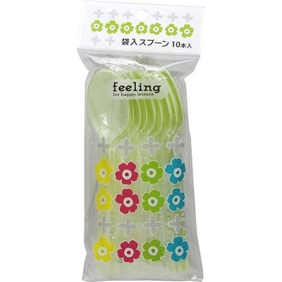 大和物産 フィーリング 袋入スプーン 4904681651802 1個(10本)（直送品）