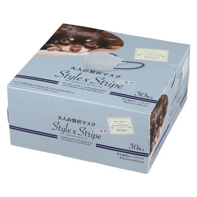 原田産業 大人のゼイ沢マスクStyle×Stripe オールドイングランド30枚 4931839217368 1個(30枚)（直送品）