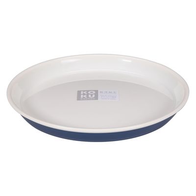 小久保工業所 KOKUラウンド平皿 小 アイアンブルー 4956810402212 1個（直送品）