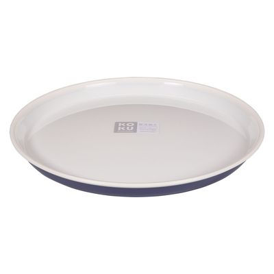 小久保工業所 KOKUラウンド平皿 大 アイアンブルー 4956810402250 1個（直送品）