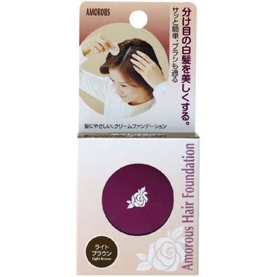 アモロス アモロス ヘアファンデ ライトブラウン 4970166078037 1個(5G)（直送品）