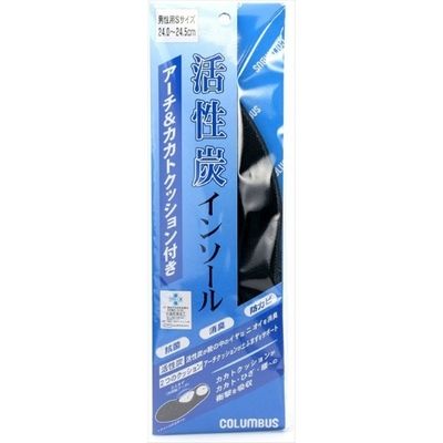 コロンブス 活性炭インソールアーチ＆カカトクッション付き男性S 4971671945548 1個（直送品）