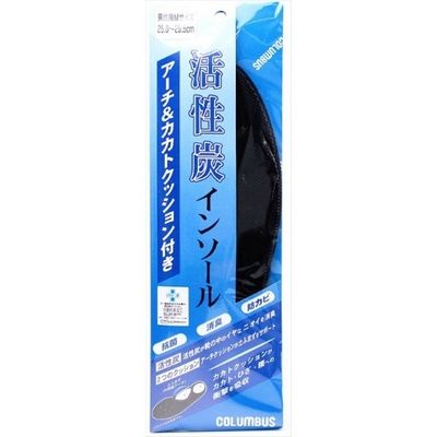 コロンブス 活性炭インソールアーチ＆カカトクッション付き男性M 4971671945555 1個（直送品）
