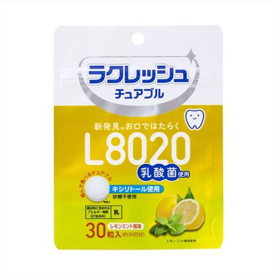 ジェクス L8020乳酸菌ラクレッシュチュアブルレモンミント風味 4973210994802 1パック(30個入)（直送品）