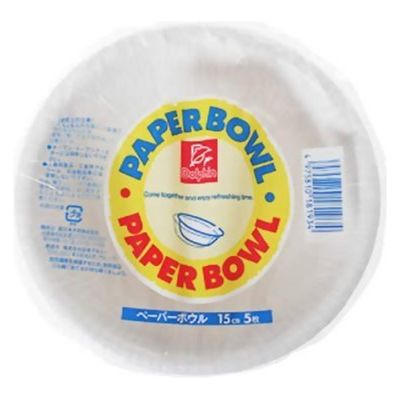日本デキシー DNペーパーボウル 15CM 5P 4975810181934 1個(5枚)（直送品）