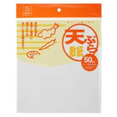 日本デキシー DN天ぷら敷紙 ひら 50枚入 4975810182115 1個（直送品）