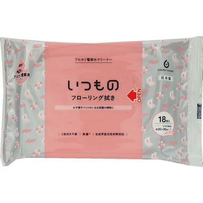 服部製紙 フローリング用クリーナー 4976861004142 1個(18枚)（直送品）