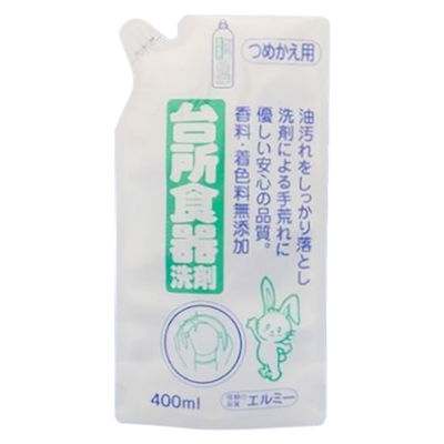 コーセー エルミー 台所食器洗剤 詰替え 400ml 4983239396495 1個(400ML)（直送品）
