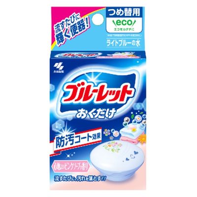 小林製薬 ブルーレットおくだけ　つめ替　ピンクソープ 4987072087817 1個(25ML)（直送品）
