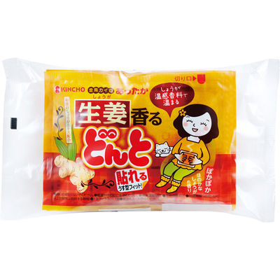 KINCHO（金鳥） 貼れる 香るどんとV しょうが 4987115822214 1パック(8個入)（直送品）