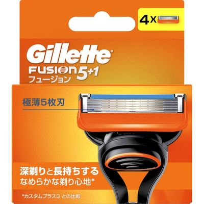 P＆G フュージョンマニュアル替刃 4987176032652 1パック(4個入)（直送品）