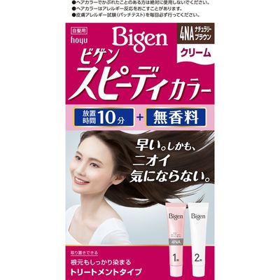 ホーユー ビゲン スピーディカラー クリーム 4NA ナチュラリーブラウン 4987205041143 1個(80G)（直送品）