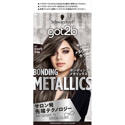 ヘンケルジャパン got2b（ゴットゥービー）ボンディング・メタリックス ヘアカラー ブルネットグレージュ 4987234390410 1個（直送品）
