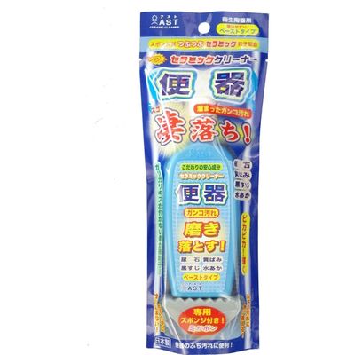 アスト 便器ガンコ汚れ凄落ち スポンジ付き 4995742003463 1個(160G)（直送品）