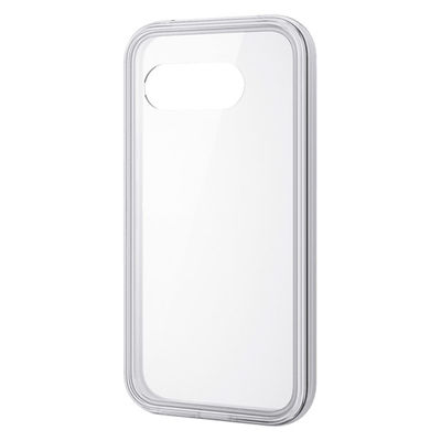 P251 ケース ハイブリッド カバー 衝撃吸収 軽量 ホワイト×クリア PM-P251HVAIR2WH エレコム 1個（直送品）