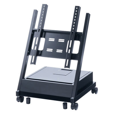 サンワサプライ 40～65型対応デジタルサイネージスタンド(ロータイプ・収納ボックス付き) CR-PL66 1台（直送品）