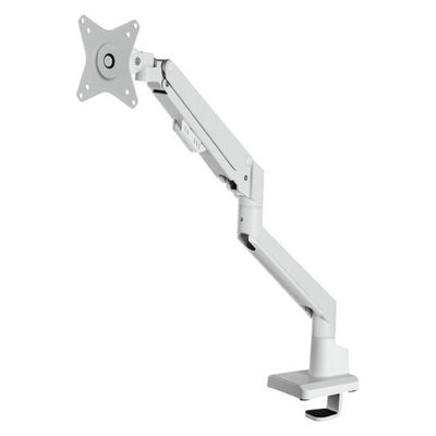 サンワサプライ モニターアーム(シングル・ガススプリング式・薄型ショートクランプ・ホワイト) CR-LAC1403W 1個（直送品）