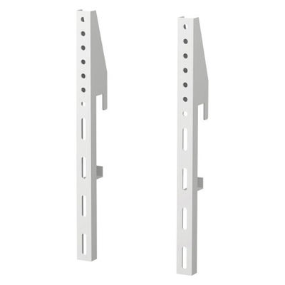 サンワサプライ eデスクハンギングバー用ディスプレイブラケット ホワイト EST-HGPL1W 1台（直送品）