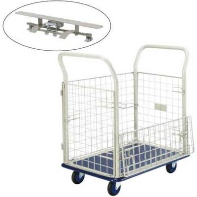 ヨドノ ポータブルカー 金網張 ストッパー付 101F-ST 1台 557-8815（直送品）