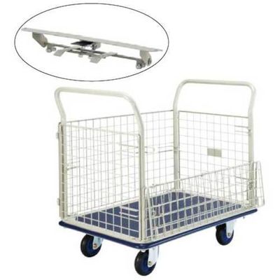 ヨドノ フレッシュカー 金網張 フットブレーキ付 301F-ST 1台 553-4255（直送品）