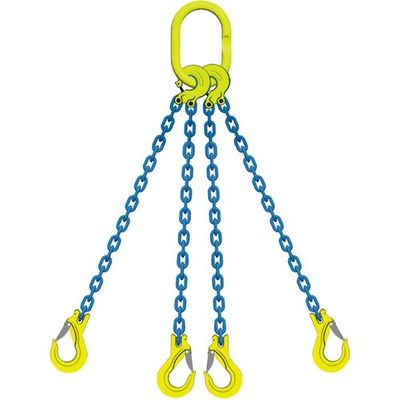 マーテック MARTEC 4本吊りチェンスリングセットTL4ーEGKNAー10 L=1.5m TL4-EGKNA-10 1セット（直送品）