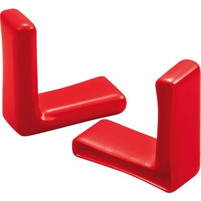 岩田製作所 IWATA 保護キャップ Lアングル(R無)用 (10個入) 赤 HLRELN50X5-P 1袋(10個) 688-0539（直送品）