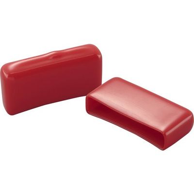 岩田製作所 IWATA 保護キャップ フラットバー用 (10個入) 赤 HLREF3X25-P 1袋(10個) 688-3798（直送品）