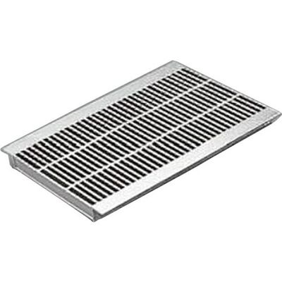 カネソウ スチール製グレーチング 細目滑り止め模様付 歩道U字溝用 クッション付 QXHU-P-1825 1枚 337-5855（直送品）