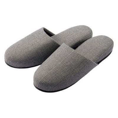 オーミケンシ ブッチャー織りスリッパ グレー 11382　1足（直送品）