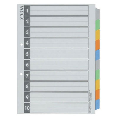 ジョインテックス インデックスA4S 5色10山 5組 D026J-10Y 1パック（直送品）