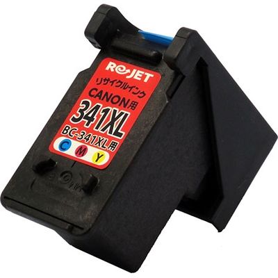 キヤノン（キャノン）用 リサイクルインク EC341XL-CL  3色一体型 （BC-341XL） 1個（直送品）