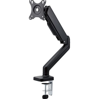 エレコム ディスプレイアーム/シングルアーム/ガス式/ブラック DPA-SS02BK 1個（直送品）