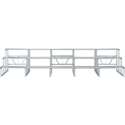 ピカコーポレイション PiCa アルミ製折りたたみ式ひな段 HPS-335 1式 532-0382（直送品）