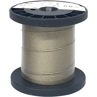 ダイドーハント DAIDОHANT ステンレスワイヤーロープ (直径)1.0mm×(長さ)50M 7×7構造 10157317 1巻（直送品）