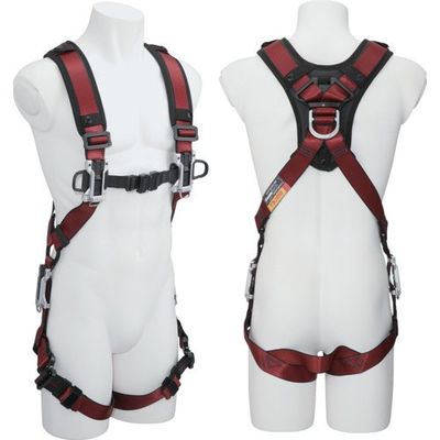 TJMデザイン タジマ セフハーネスA フリーサイズ 赤 A4SFAF-RE 1個(1着) 682-9913（直送品）